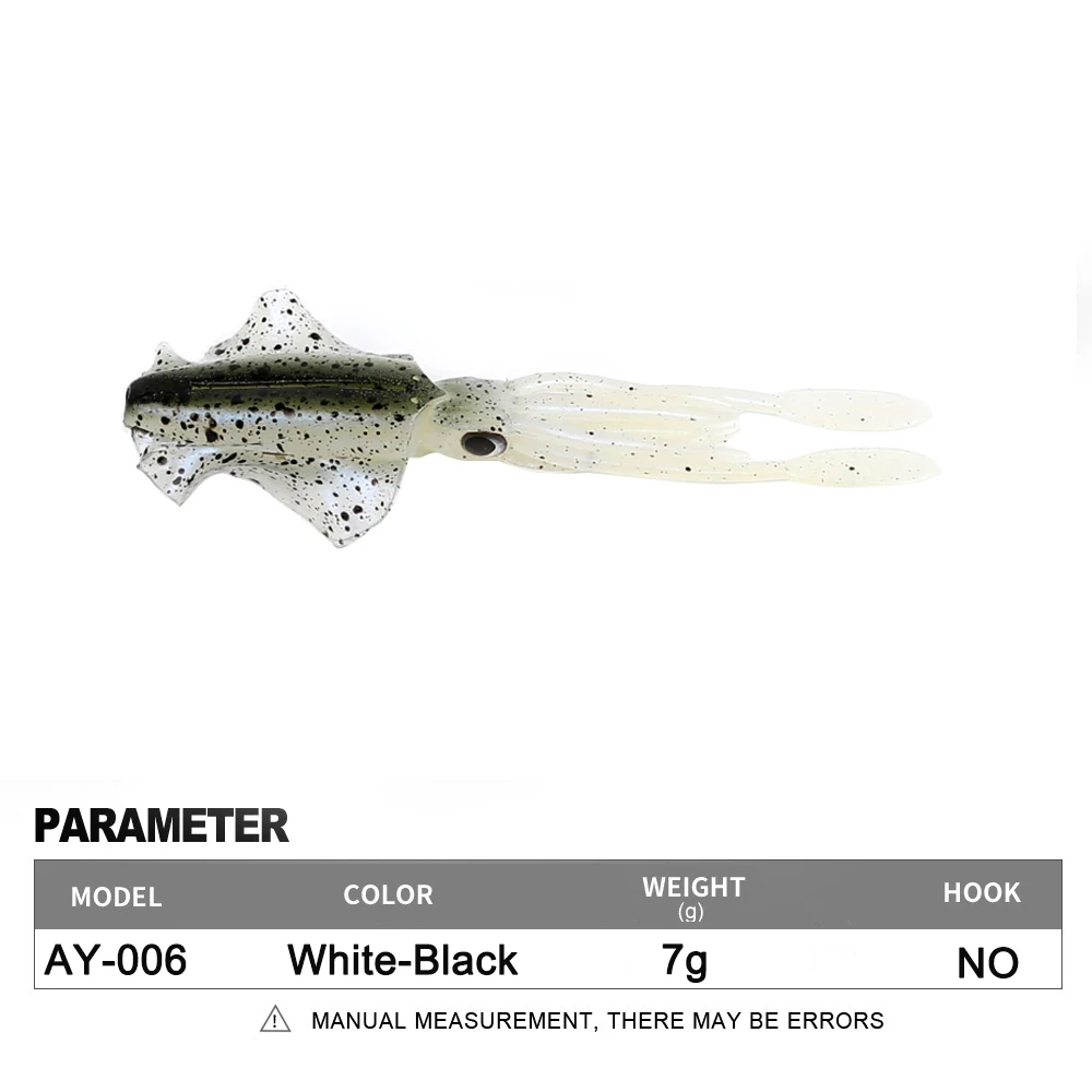 Soft Squid Fishing Trolling Lure 2g 7g 15g 20g 60g Luminous UV Squid Jig For Sea Fishing Boat Fishing Wobblers Bait Rockfishing - Image 24