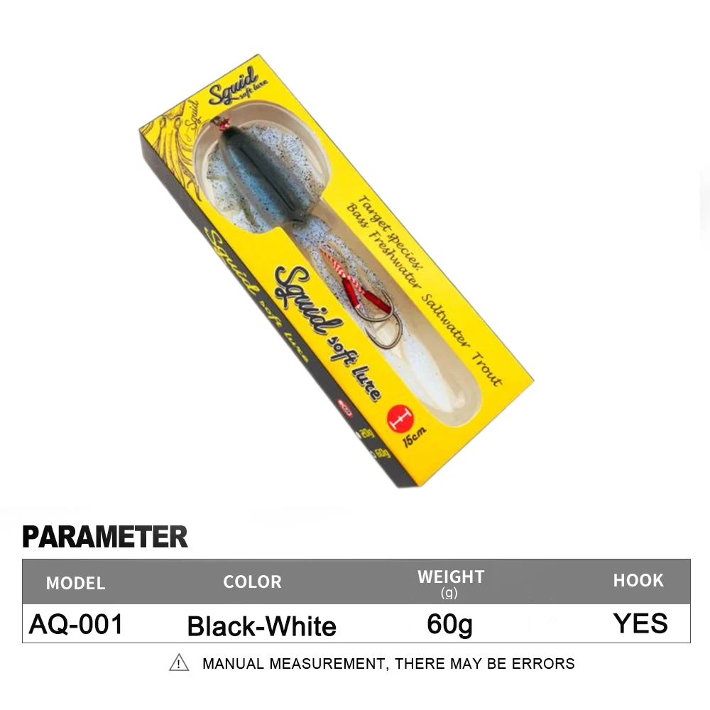 Soft Squid Fishing Trolling Lure 2g 7g 15g 20g 60g Luminous UV Squid Jig For Sea Fishing Boat Fishing Wobblers Bait Rockfishing - Image 13