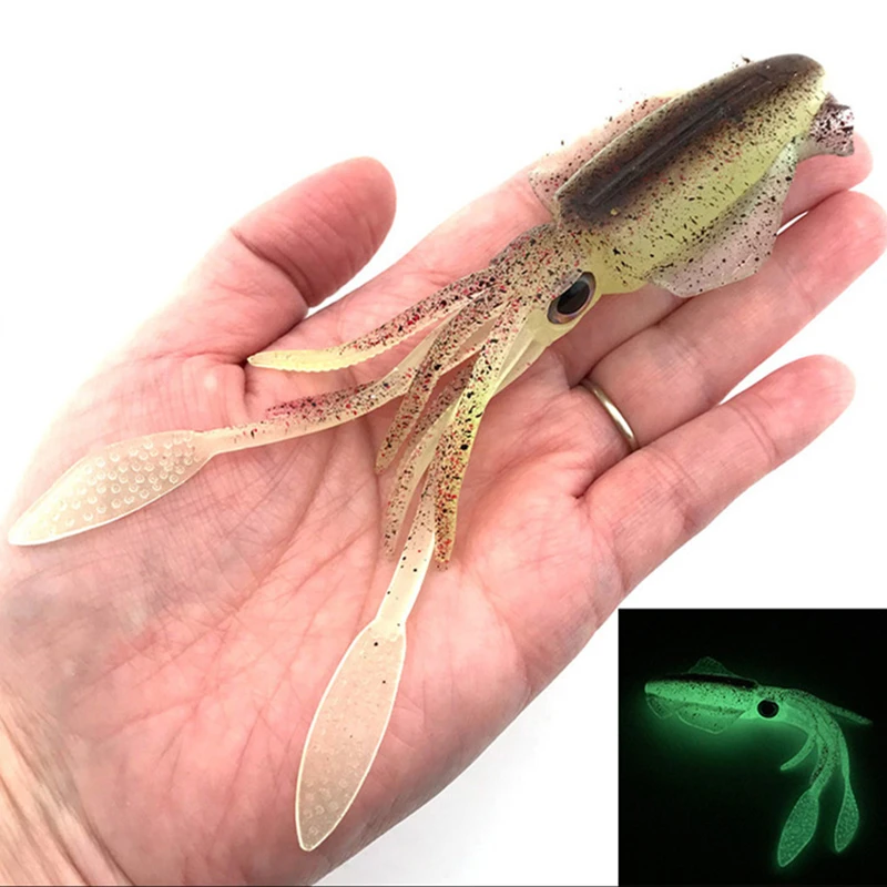 Soft Squid Fishing Trolling Lure 2g 7g 15g 20g 60g Luminous UV Squid Jig For Sea Fishing Boat Fishing Wobblers Bait Rockfishing - Image 2