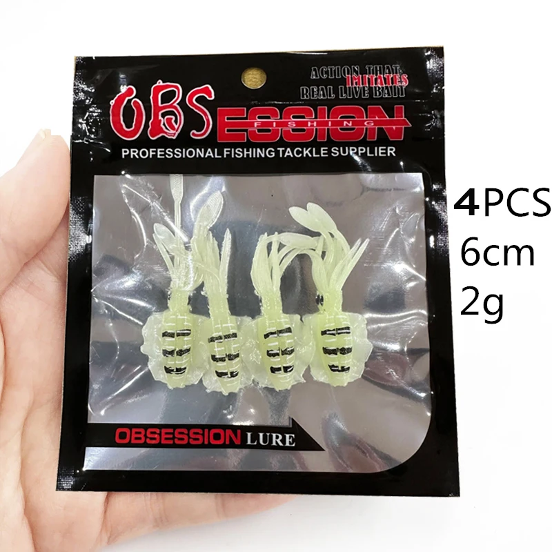 Soft Squid Fishing Trolling Lure 2g 7g 15g 20g 60g Luminous UV Squid Jig For Sea Fishing Boat Fishing Wobblers Bait Rockfishing - Image 28