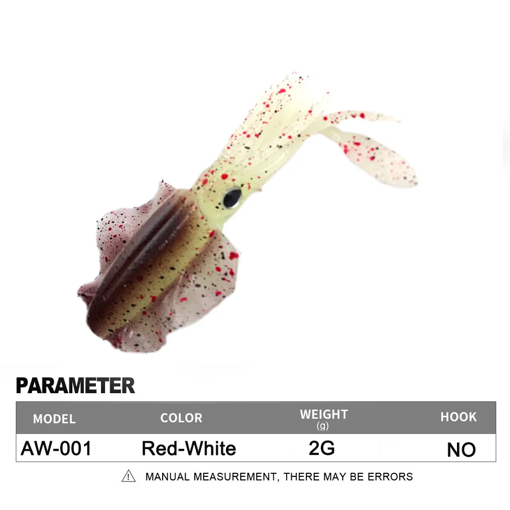 Soft Squid Fishing Trolling Lure 2g 7g 15g 20g 60g Luminous UV Squid Jig For Sea Fishing Boat Fishing Wobblers Bait Rockfishing - Image 22